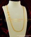 MCHN107 - Trendy CZ White Stone Balls Thaali Kodi Mugappu Chain Gold Covering Jewelry Online