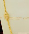 MCHN118 - Real Gold Design Impon White Stone Mugappu With Chain Buy Online Shopping