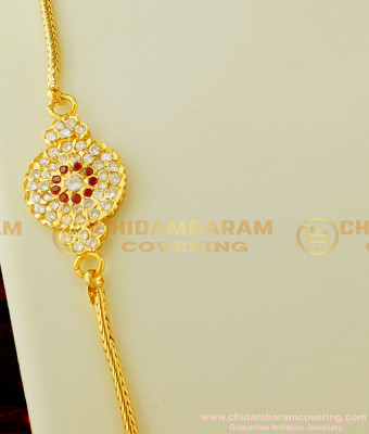 MCHN126 - Traditional Impon Round Mugappu With Thali Kodi Chain Design Buy Online Shopping