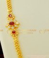 MCHN146 - New Uncut Diamond Designer Mugappu Side Stone Pendant Mugappu Chain Buy Online