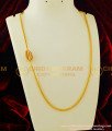 MCHN148 - New Fashion White and Ruby Stone Cylinder Shape Mugappu Chain Artificial Jewellery Online
