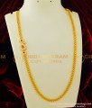 MCHN150 - New Model High Quality Ruby Stone White Stone Mango Shape Mugappu Thali Chain Designs for Women 