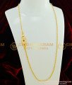 MCHN158 - One Gram Gold Plated Impon Ad Stone Mugappu Chain for Women