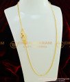 MCHN159 - Traditional Impon Peacock Design Stone Mugappu Gold Plated Impon Mugappu Chain 