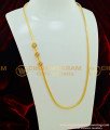 MCHN184 - 24 Inches American Diamond Designer 3 Stone Balls Mugappu Thali Kodi Chain Online