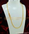 MCHN189 - Beautiful Ruby Stone Spiral Model Mugappu Chain Designs for Women 