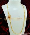 MCHN192 - 30 Inches New Ad Stone Side Peacock Pendant Mugappu Thali Kodi Chain Indian Imitation Jewellery Online