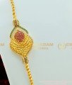 MCHN198 - 24 Inches Latest Fashion Beautiful Designer Multi Stone Big Size Mugappu with Thali Chain Online