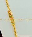 MCHN208 - Gold Thali Chain Design Ruby Emerald Twisted Mugappu Chain for Women