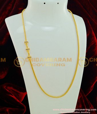 MCHN211 - Beautiful Design Daily Wear Mini Roll Mugappu Model With Chain at Low Price