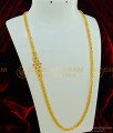 MCHN233 - One Gram Gold Plated Multi Stone Stone Side Pendant Mugappu Chain for Women