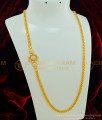 MCHN237 - American Diamond Gold Mugappu Designs Side Stone Pendant Imitation Jewelry