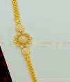 MCHN237 - American Diamond Gold Mugappu Designs Side Stone Pendant Imitation Jewelry