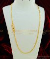 MCHN253 - Latest Design Impon Multi Stone Mugappu Chain Design for Women Five Metal Jewellery