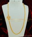 MCHN255 - Impon Gold Design Big Round Ad Stone Side Pendant with Designer Chain Online Shopping