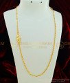 MCHN257 - Daily Wear Light Weight Simple Impon White Stone Mugappu Chain for Women