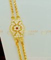 MCHN261 - Traditional Impon Rettai Vadam Mugappu Chain 2 Line Chain Buy Online