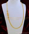 MCHN279 - New Model Ad Stone Lakshmi Design Side Pendant Guaranteed Thali Chain with Mugappu Designs Online