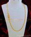 MCHN281 - Latest Gold Design American Diamond Lakshmi Mugappu Chain One Gram Gold Daily Wear Mugappu Chain 