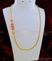 MCHN284 - New Model White and Ruby Stone High Quality Side Pendant Thali Chain with Mugappu Designs Online