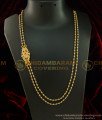 MCHN293 - 24 Inches Latest Chidambaram Covering 2 Line Muthu Chain Side Impon Lakshmi Pendant Mugappu Chain 