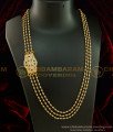 MCHN295 - Chidambaram Covering Exclusive Muthu Mugappu Chain with Impon Stone Mugappu Online 