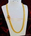 MCHN297 - Latest Design Rattaivadam Heart Design Chain with Ruby Stone Mugappu for Women