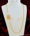MCHN304 - Latest American Diamond Gold Design Square Mugappu with Thali Saradu Chain Online