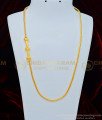 MCHN324 - One Gram Gold Plated Daily Wear Gold Balls Plain Mugappu Thali Saradu Design for Women