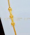 MCHN324 - One Gram Gold Plated Daily Wear Gold Balls Plain Mugappu Thali Saradu Design for Women