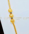 MCHN325 - Buy Latest Gold Plated Enamel Design Golden Balls Plain Mugappu Design Low Price Online