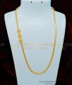 MCHN334-LG - One Gram Gold Plated Golden Plain Balls Mugappu Design Online