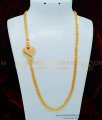 MCHN340 - 1 Gram Gold American Diamond Stone Designer Mugappu Chain for Women 
