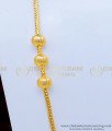 MCHN354 - New Model Wedding Gold Thali Designs Plain Balls Side Pendant Mugappu Chain for Women  