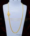 MCHN368 - One Gram Gold White Stone Peacock Design Five Metal Moppu Chain Buy Online
