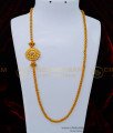 MCHN375 - New Model Antique Ad Stone Flower Design Mugappu with Chain Buy Online