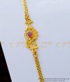 MCHN387 - New Model One Gram Gold Guaranteed Ad Stone Mugappu Chain Buy Online