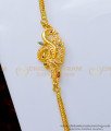 MCHN389 - Original Gold Plated Guarantee Peacock Design Mugappu Chain Best Price Online