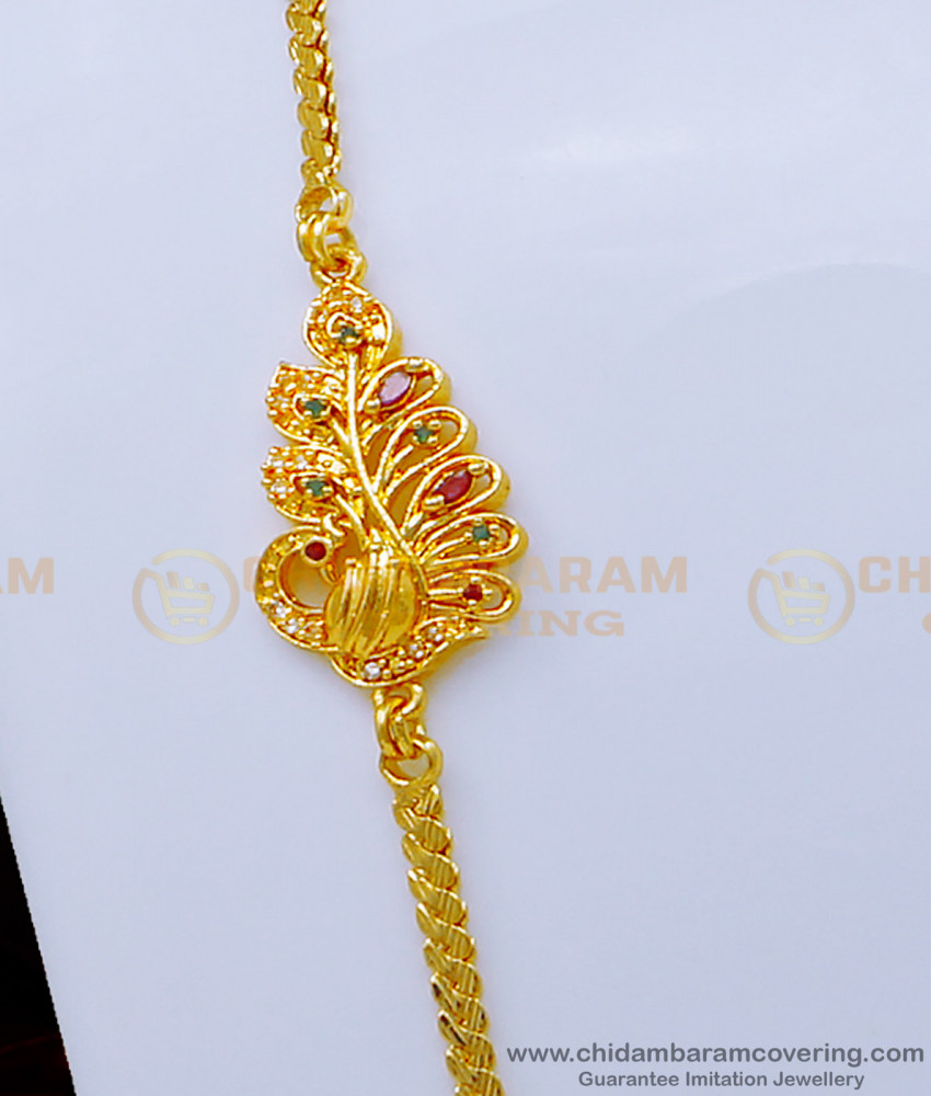 MCHN400 - South Indian Daily Use Peacock Mugappu Thali Chain for Women 