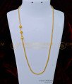 MCHN402 - Gold Plated Guaranteed Palin Gold Balls Mugappu Chain Design for Daily Use