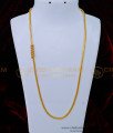MCHN404 - Trendy Ruby Emerald Stone Spiral Thali Kodi One Gram Gold Moppu Chain Design