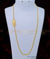 MCHN406 - South Indian Jewellery Light Weight White Stone Impon Mugappu Chain for Daily Use
