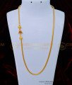 MCHN412 - Elegant Ruby Stone Star with Gold Balls Wedding Mugappu Chain for Women