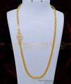 MCHN423 - One Gram Gold Plated Impon Flower Model Mugappu Chain Design Buy Online 
