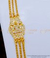 MCHN437 - South Indian Traditional Gold Lakshmi Mugappu Chain for Women 