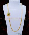 MCHN442 - Latest Ruby Emerald Stone Double Side Mugappu Thali Chain Model for Women