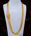 MCHN455 - Impon Stone with Three Line Mugappu Thali Chain Designs 
