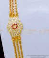MCHN460 - Latest Flower Design 3 Line Mugappu Chain Buy Online