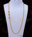MCHN466 - 1 Gram Gold Plated Ball Mugappu Thali Chain Designs