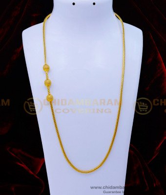 MCHN475 - Trendy Plain Mugappu Thali Chain Design for Daily Use